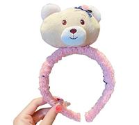 Bonita diadema para el pelo con forma de conejo de flores para mujer, animales, maquillaje, ducha, accesorios para el cabello, lindas diademas para mujer, lindas diademas para lavar la cara