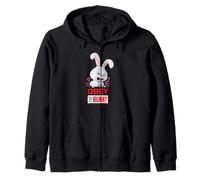 Bonita expresión de Obey The Bunny Pets, Divertida y Divertida Sudadera con Capucha