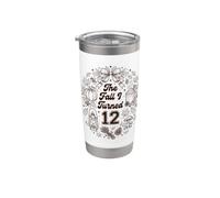 Bonita fiesta de cumpleaños otoñal de The Fall I Turned 12 Vaso térmico de acero inoxidable de doble pared