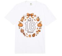 Bonita Fiesta de cumpleaños otoñal de The Fall I Turned 16 Comfort Colors Adult Heavyweight T-Shirt