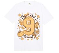 Bonita Fiesta de cumpleaños otoñal de The Fall I Turned 9 Comfort Colors Adult Heavyweight T-Shirt