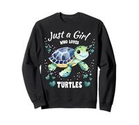 Bonita fiesta de cumpleaños submarina de Just a Girl who loves Turtles Sudadera