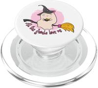 Bonita Fiesta Infantil de Halloween con Todos los Demonios Que me Quieren, Bruja Fantasma PopSockets PopGrip para MagSafe