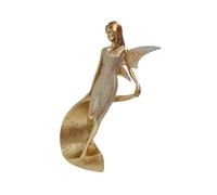 Bonita figura angélica de resina de 5/8 pulgadas de alto para vacaciones y decoración diaria del hogar, figura angélica coleccionable