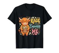 Bonita Flor de Vaca de Las Highlands de Rage Consumes Me Camiseta