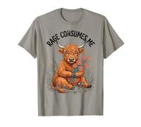 Bonita Flor de Vaca de Las Highlands de Rage Consumes Me Camiseta