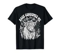 Bonita Flor de Vaca de Las Highlands de Rage Consumes Me Camiseta