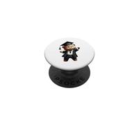 Bonita Gorra académica de Oso de graduación PopSockets PopGrip Adhesivo