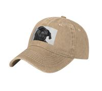 Bonita gorra de béisbol con diseño de perro carlino negro, ala curvada, ajustable, para deportes al aire libre, compras, camping