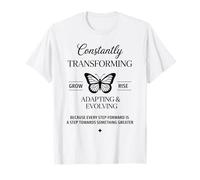 Bonita Mariposa Minimalista Que transforma y Cambia tu Vida Camiseta