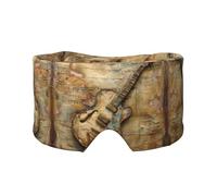 Bonita máscara de dormir con estampado de guitarra para hombres y mujeres, cubierta suave para los ojos, diadema insonorizada para dormir, para viajes, siesta
