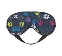 Bonita máscara de ojo de pata de perro para máxima comodidad para dormir, ajustable, transpirable y elegante, perfecta para sensibilidad a la luz, insomnio