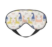 Bonita máscara de ojos con estampado de jirafa, máscara suave para el hogar y camping, bloquea la luz, cómoda para la mayoría de los usuarios