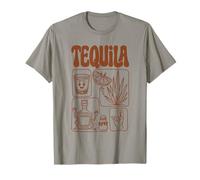 Bonita Mascota Retro Tequila Shot con Sabor a limón y Sal de los 70 Camiseta