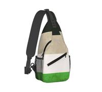 Bonita mochila bandolera con la bandera del orgullo androfílico, funda para cámara, bolso bandolera para gimnasio, bolso de senderismo al aire libre para hombres y mujeres.
