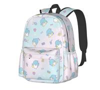 Bonita mochila escolar de Hello Kitty, patrón de bolso para portátil Kawaii Kuromi My Melody Cinnamoroll