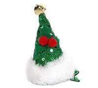 Bonita pinza para el pelo con forma de sombrero de Navidad, Halloween, cosplay, Papá Noel, para mujeres y niñas, para tomar fotos, flequillo, pasadores para la vida cotidiana, pequeños, encantadores