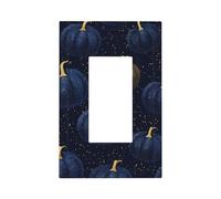 Bonita placa de pared en blanco de pavo, placa de pared decorativa de calabaza de Acción de Gracias, fácil de instalar, cubierta de salida para el hogar, oficina, cocina, apartamento