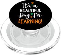 Bonita positividad para Profesores: un Hermoso día Retro para Aprender PopSockets PopGrip para MagSafe