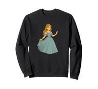 Bonita princesa con bonito vestido para fanáticos de cuentos de hadas y mágicos Sudadera