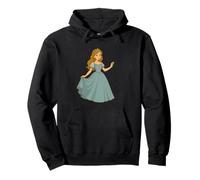 Bonita princesa con bonito vestido para fanáticos de cuentos de hadas y mágicos Sudadera con Capucha