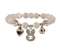 Bonita pulsera colgante para mujer, elástico, bonito y estresante, una nueva pulsera china, con plumas, talla única, Plástico, No es una piedra preciosa
