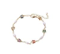 Bonita pulsera para mujer, 1 unidad, pulsera de aleación de moda para mujer, joyería casual para mujer, talla única, Zinc, No es una piedra preciosa