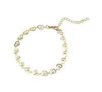 Bonita pulsera para mujer, 1 unidad, pulsera de aleación de moda para mujer, joyería casual para mujer, talla única, Zinc, No es una piedra preciosa