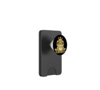 Bonita rana coronada para una mirada ingeniosa en el Reino PopSockets PopWallet para MagSafe