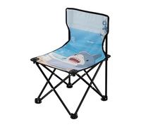 Bonita silla de campamento ultraligera de erizo marrón de dibujos animados, sillas plegables ultraligeras, incluye bolsa de transporte para campamento de picnic