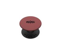 Bonita tipografía de Mama Hearts Love Motherhood - Dusty Rose PopSockets PopGrip Adhesivo