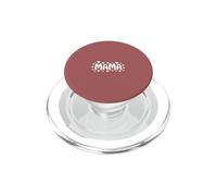 Bonita tipografía de Mama Hearts Love Motherhood - Dusty Rose PopSockets PopGrip para MagSafe