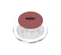 Bonita tipografía de Mama Hearts Love Motherhood - Dusty Rose PopSockets PopGrip para MagSafe