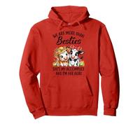 Bonita Vaca, Somos más Que Mejores Amigas, Amigas Divertidas, niñas y Mujeres Sudadera con Capucha