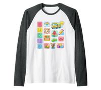 Bonita Vida de Profesor con crayones Rainbow Books Apple School Camiseta Manga Raglan