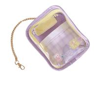 Bonita vitrina para figuras de anime, organizadores portátiles con visibilidad clara y protectores de figuras con cierre de cremallera