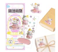Bonitas calcomanías 3D | Calcomanías decorativas apilables de resina | Calcomanías decorativas para niños, para álbumes de recortes, diario, manualidades, hogar, oficina, escuela, aula