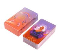 Bonitas Cartas de Tarot para Mujer, Hermosas Cartas de oráculo para Damas, Juego de Mesa de adivinación, baraja de Tarot de Obras de Arte, mazo de Tarot de adivinación del Destino, Cartas de