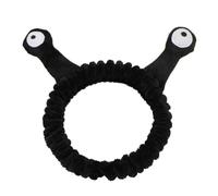 Bonitas diademas de orejas de animal con bola esponjosa, suave forro polar coral, banda elástica para el pelo para mujer, lavado facial, maquillaje cosmético (E)