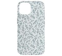 Bonitas flores botánicas azul y blanco Toile patrón francés Carcasa para iPhone 14