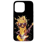 Bonitas gafas de sol de mazorca de maíz para los amantes de la guitarra Carcasa para iPhone 15 Pro Max