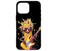 Bonitas gafas de sol de mazorca de maíz para los amantes de la guitarra Carcasa para iPhone 16 Pro Max