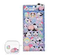 Bonitas pegatinas 3D para el trasero de un panda - Calcomanías multicolor con animales hinchados en relieve, pegatinas para diario del trasero de un panda Kawaii, vinilo autoadhesivo resistente a los