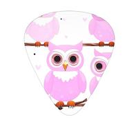 Bonitas púas de guitarra de búho, finas, medianas, pesadas, 12 piezas, adecuadas para guitarra, bajo, guitarra eléctrica, ukelele, púas de guitarra resistentes al desgaste,