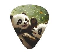 Bonitas púas de guitarra de panda rojo en tres grosores diferentes, adecuadas para guitarras eléctricas y guitarristas de banda