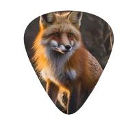 Bonitas púas de guitarra de zorro en tres grosores diferentes, adecuadas para guitarras eléctricas y guitarristas de banda