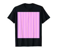Bonitas, Rayas moradas Pastel y Rosas, patrón de Rayas moradas Camiseta
