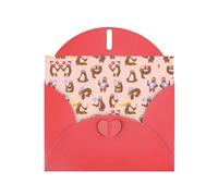 Bonitas tarjetas de felicitación de perezosos individuales con sobres, tarjetas de felicitación pensando en ti, tarjetas de aliento