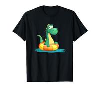Bonitas Vacaciones de Dinosaurios en Anillo de Piscina para Dinosaurios Camiseta