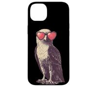 Bonito águila con preciosas gafas de sol en forma de corazón Carcasa para iPhone 14 Plus